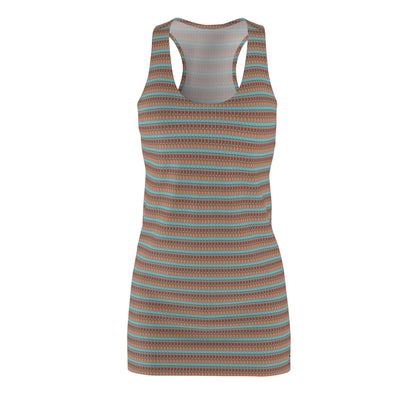 Women's Cut & Sew Racerback Dress - No. 133 - Dyslexic