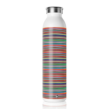 Slim Water Bottle - No. 308 A - 'Pathways'