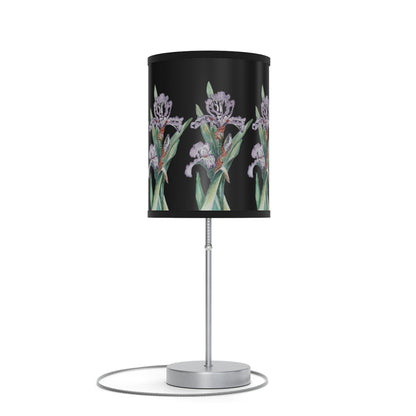 Lamp on a Stand, US|CA plug, -  No. 272 - Purple & White Orchid