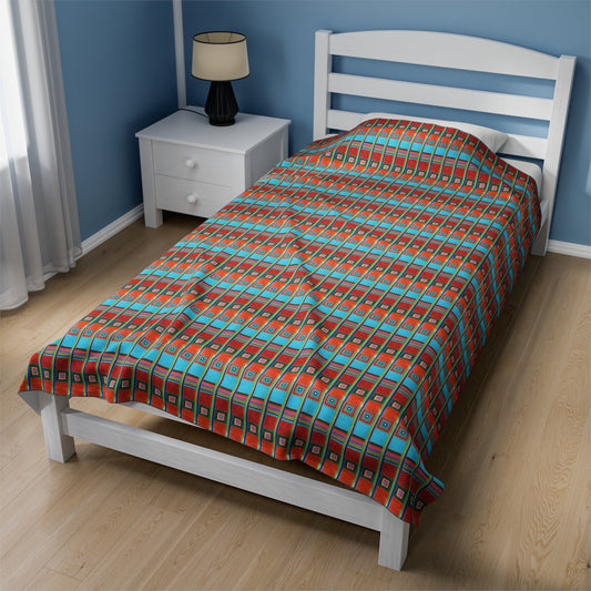 Velveteen Plush Blanket No. 133 - Dyslexic