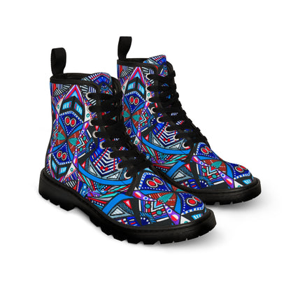 Women's Canvas Boots - No. 292 - Abstract