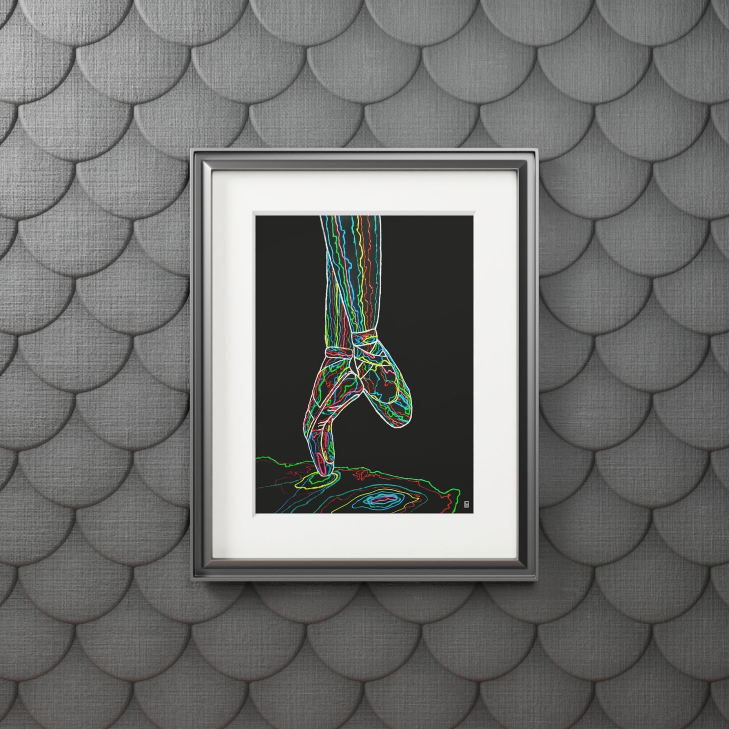 Fine Art Print (Cardboard Frame) - No. 227 - Dancing in the dark