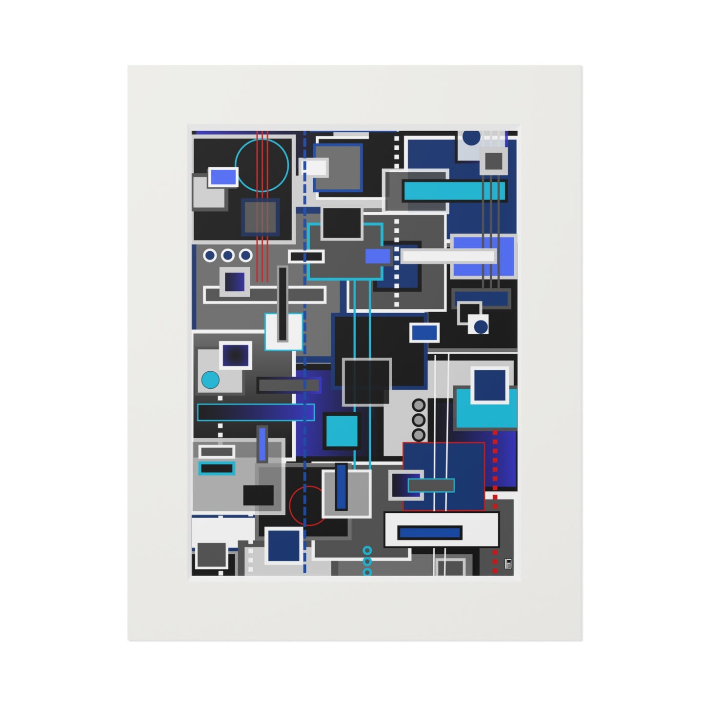 Fine Art Print (Cardboard Frame) - No. 235 - Squared 2