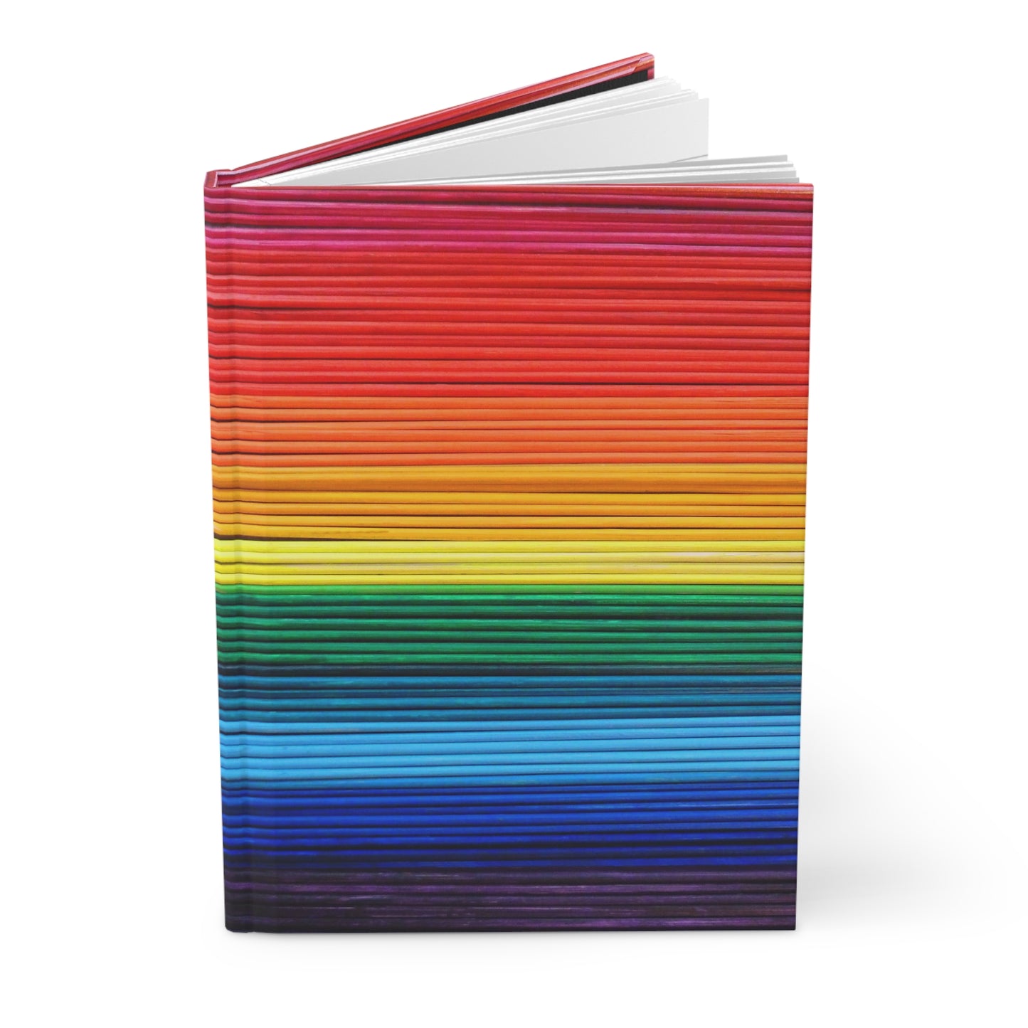 Hardcover Journal Matte (Lined) - No. 305 - Rainbow 'Pride' - By Irish Artist Fiona de Lacy