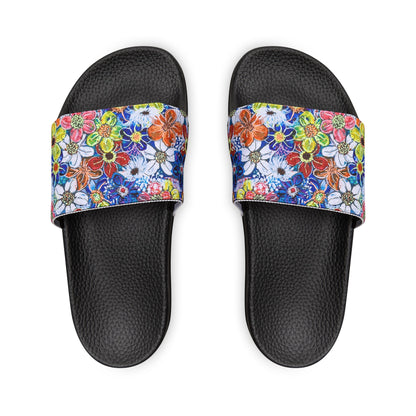 Children's Sliders - No. 240 - Flowers on Purple