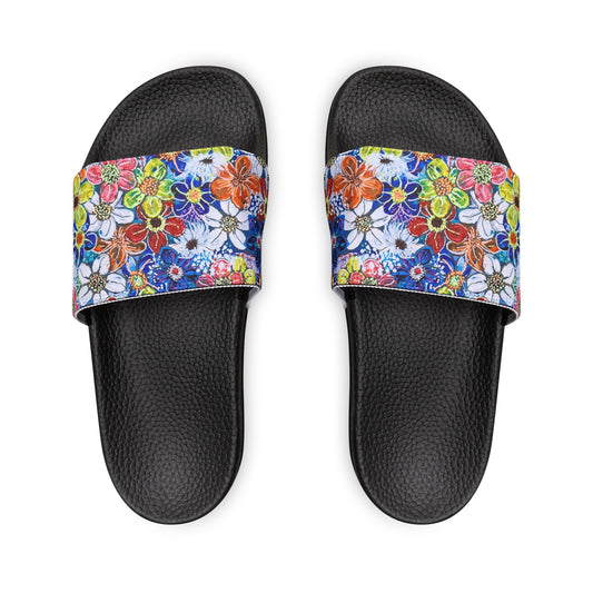 Children's Sliders - No. 240 - Flowers on Purple