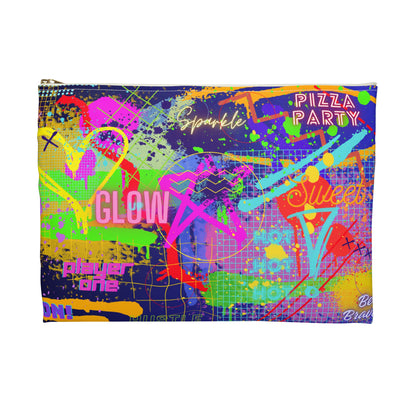 Make Up Bag - No. 232 - Pizza Party Graffiti