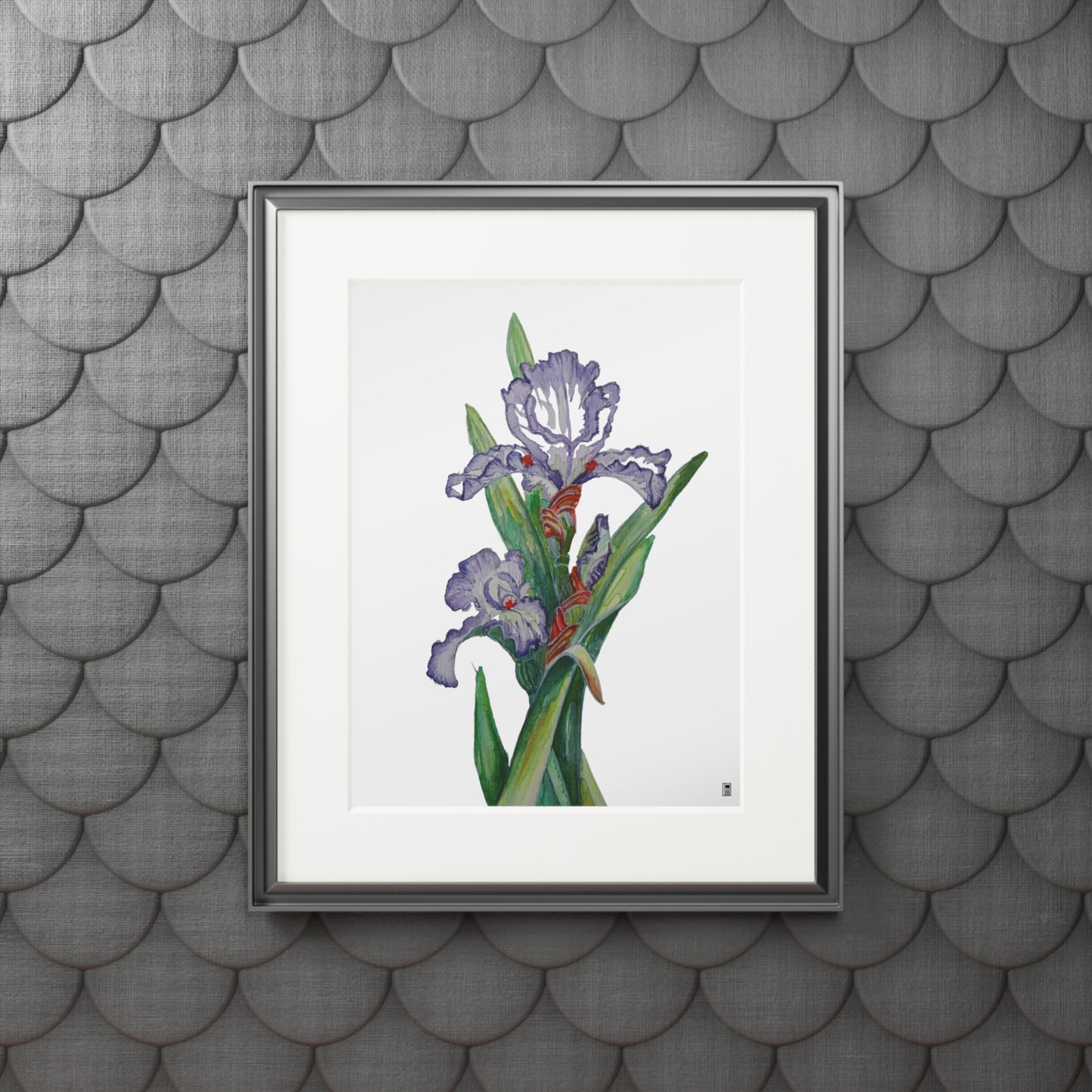 Fine Art Print (Cardboard Frame) - No. 272 - Purple Orchid W