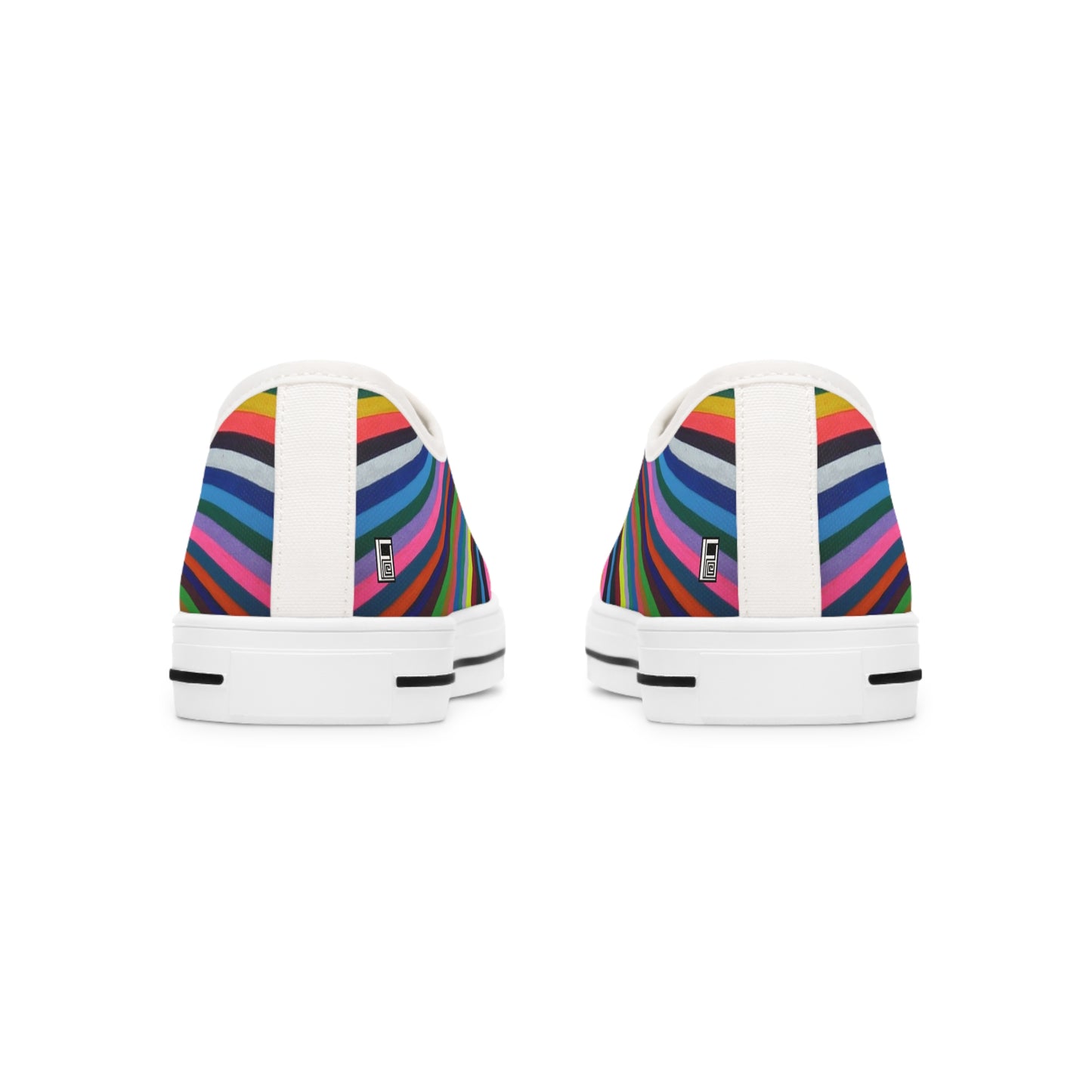 Women's Low Top Sneakers - No. 205 -  'Spectrum'  - By Irish Artist Fiona de Lacy