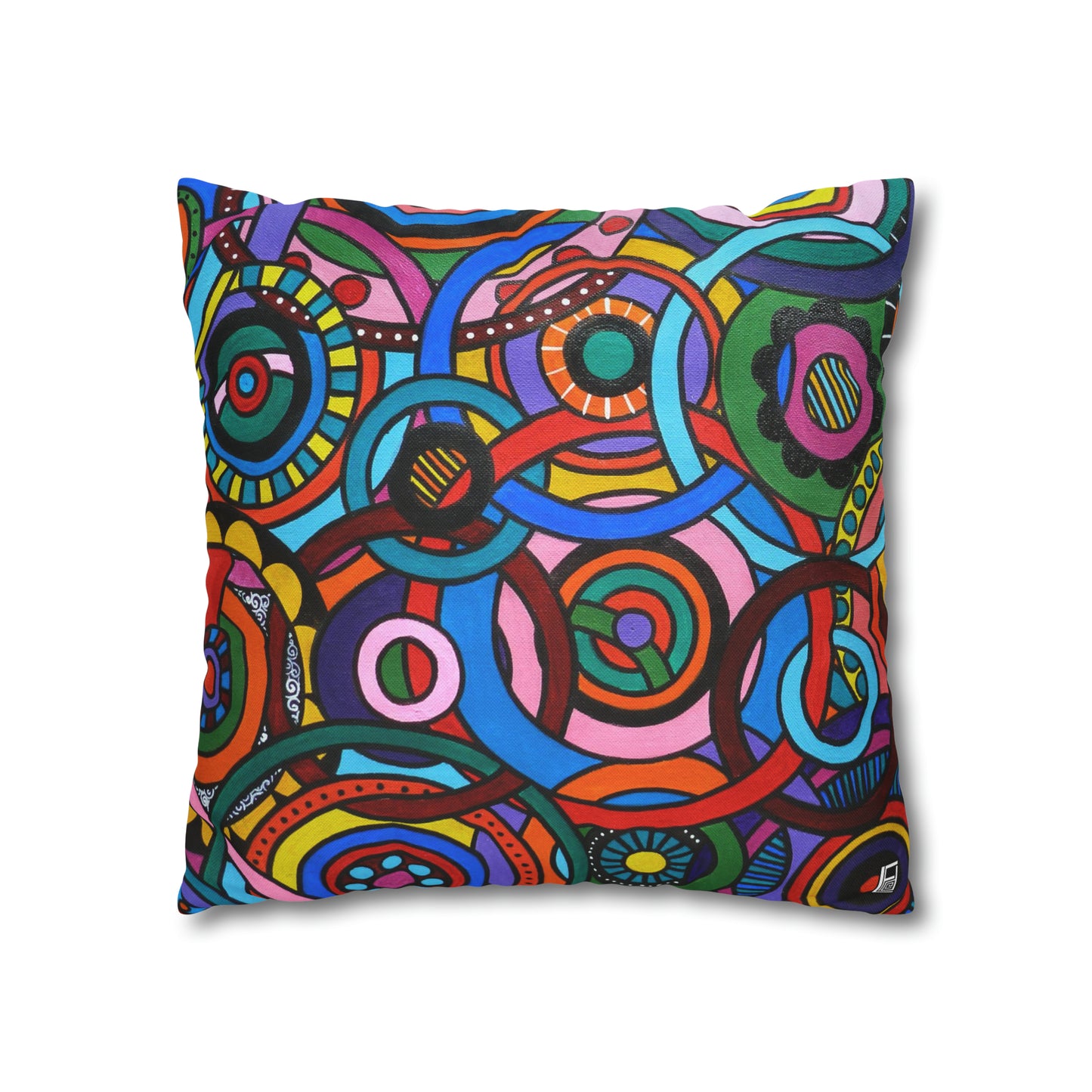 Cushion Pillow Case - No. 221 - 'Interlinked'