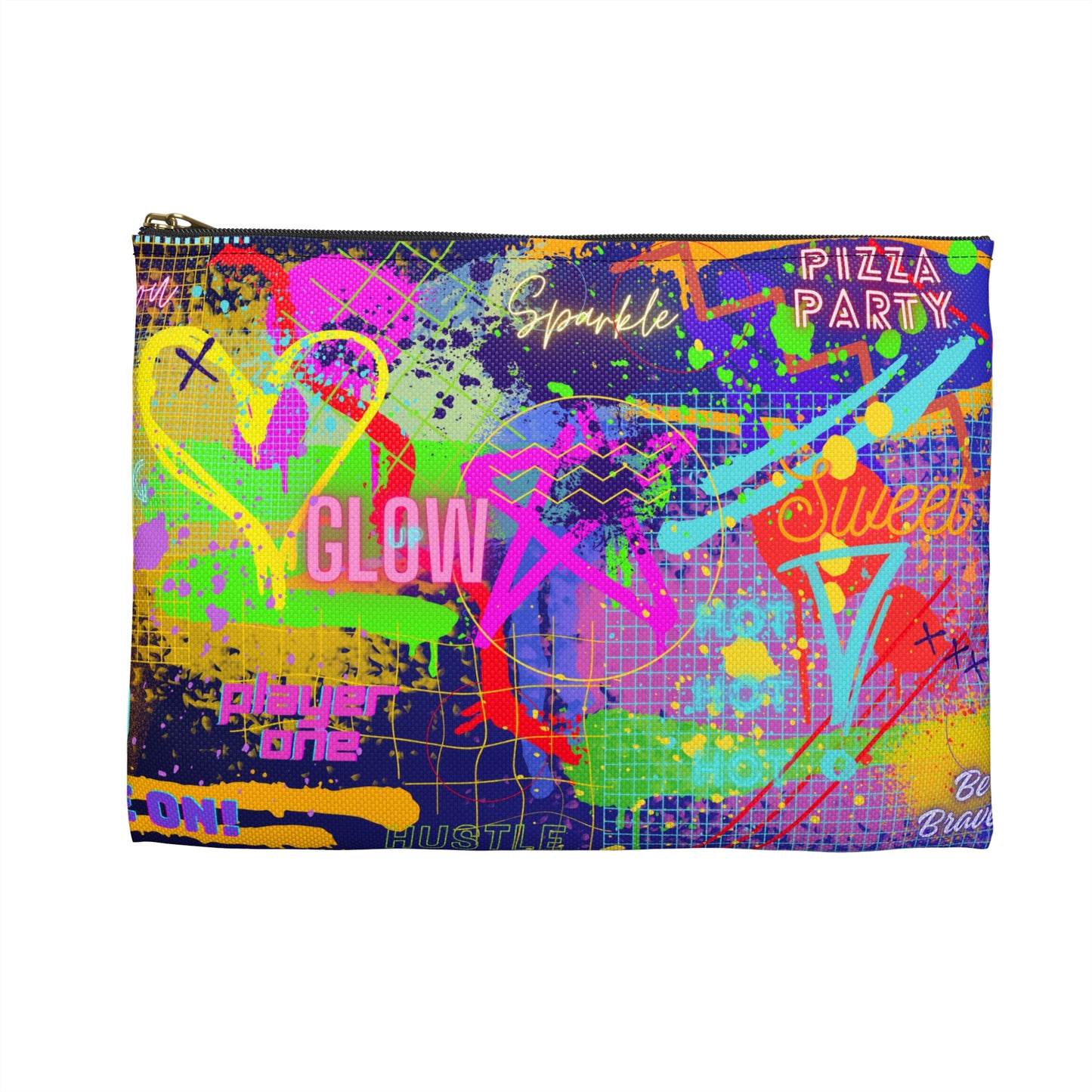 Make Up Bag - No. 232 - Pizza Party Graffiti