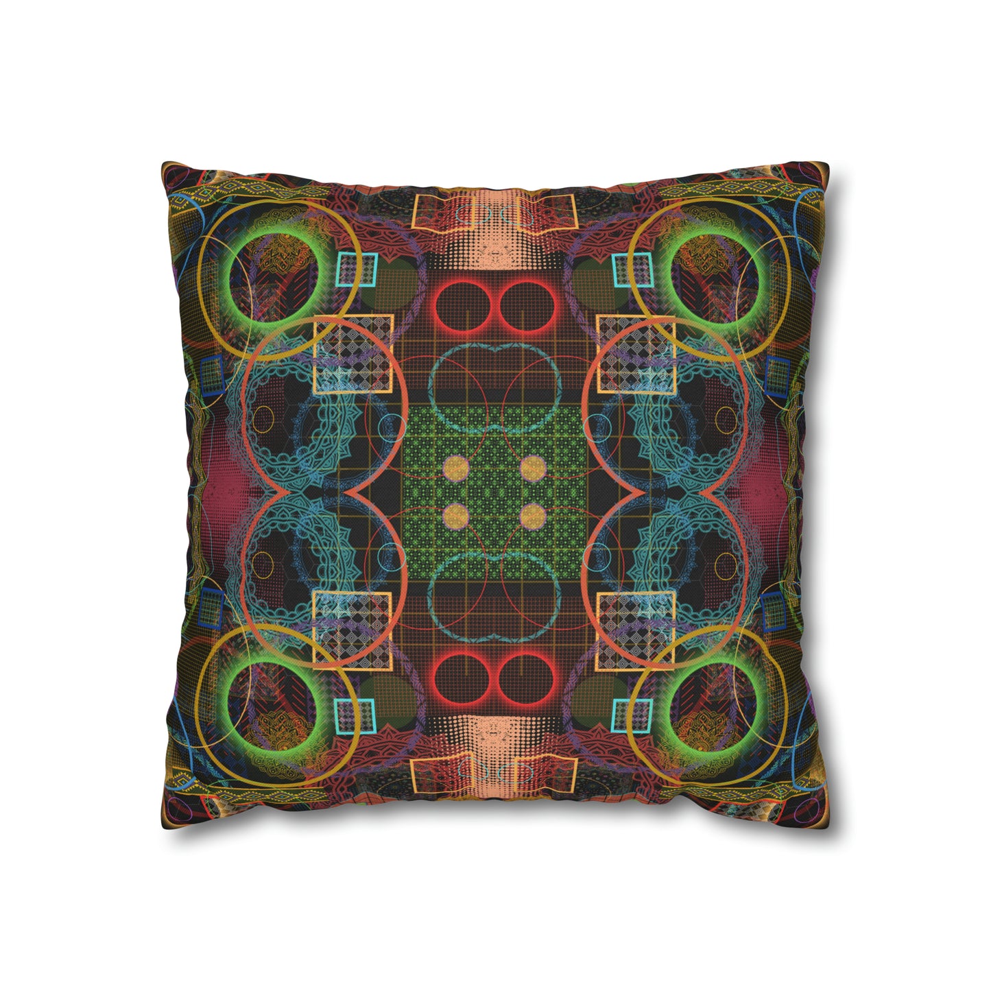Cushion Pillow Case - No. 299 A - Multicolour Abstract