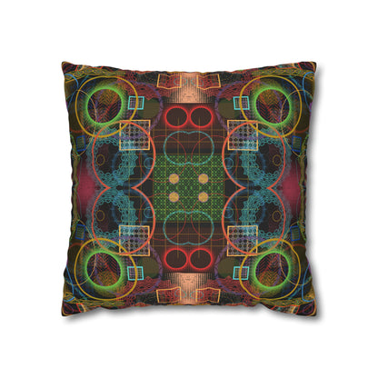 Cushion Pillow Case - No. 299 A - Multicolour Abstract