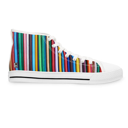 Women's High Top Sneakers - No 308 - 'Pathways'