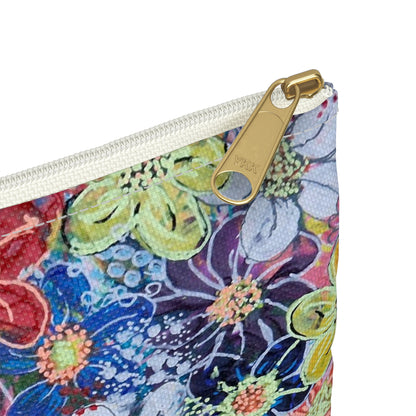 Make Up Bag - No. 241 - Flowers on Pink