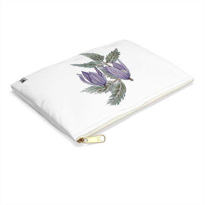 Make Up Bag - No. 270 - Two Purple Drop Flowers