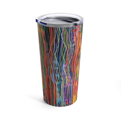 Tumbler 20oz - No.  236 - By Irish Artist Fiona de Lacy - Multicoloured