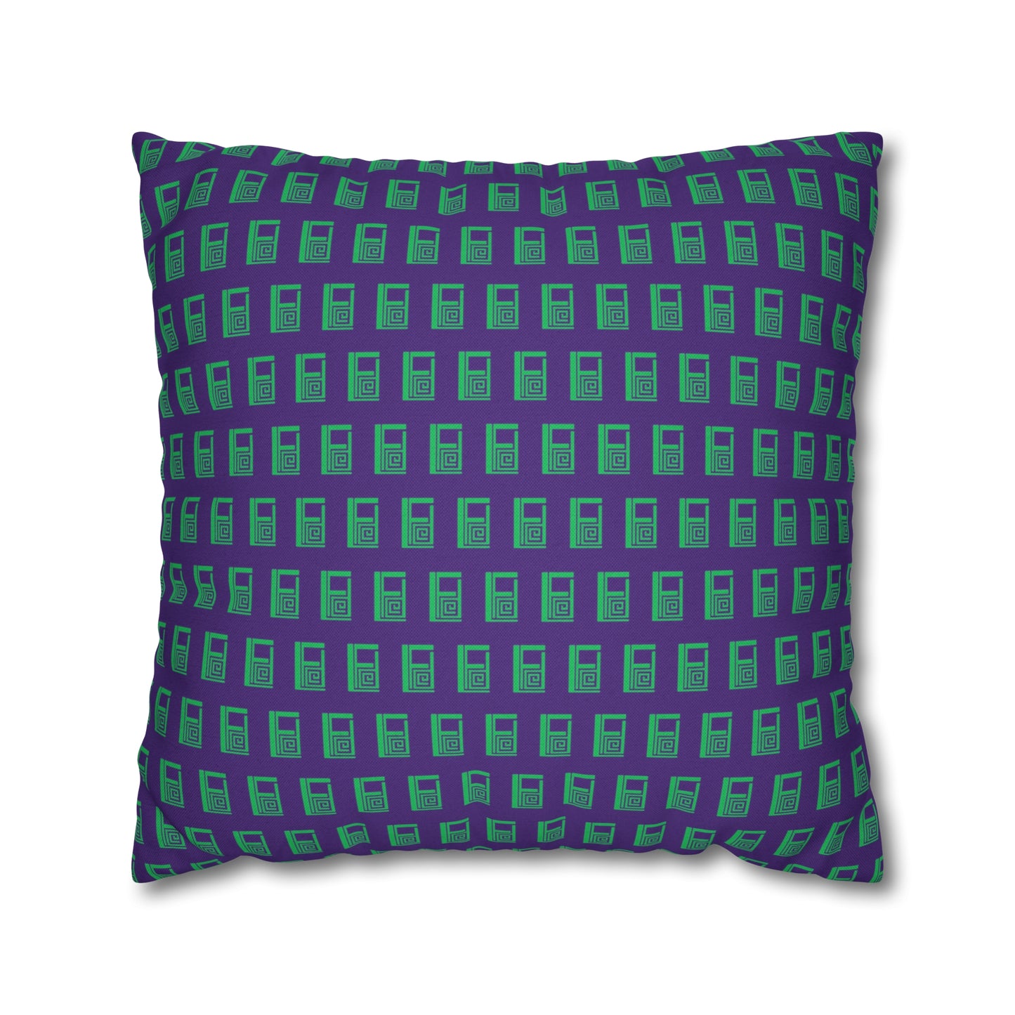 Cushion Pillow Case - No. 000PE - Logo on Purple