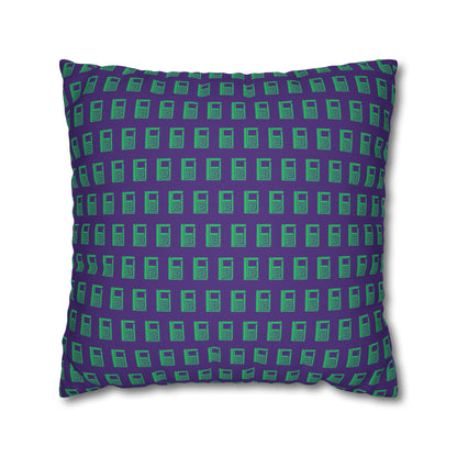 Cushion Pillow Case - No. 000PE - Logo on Purple