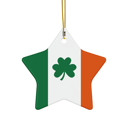 Ceramic Ornament - No. 008 - Shamrock