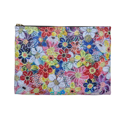 Make Up Bag - No. 241 - Flowers on Pink