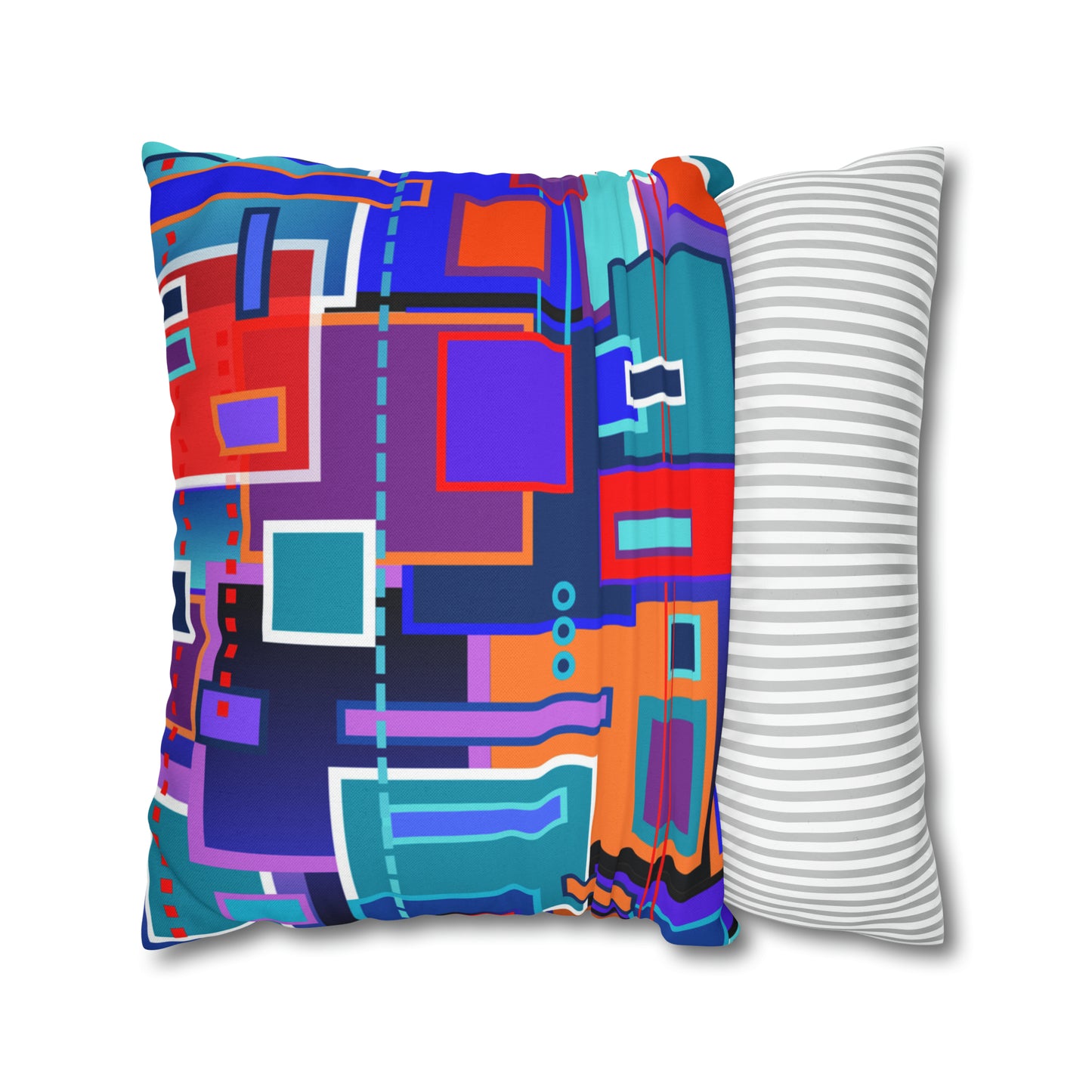 Cushion Pillow Case - No. 233 - 'Squared 1'