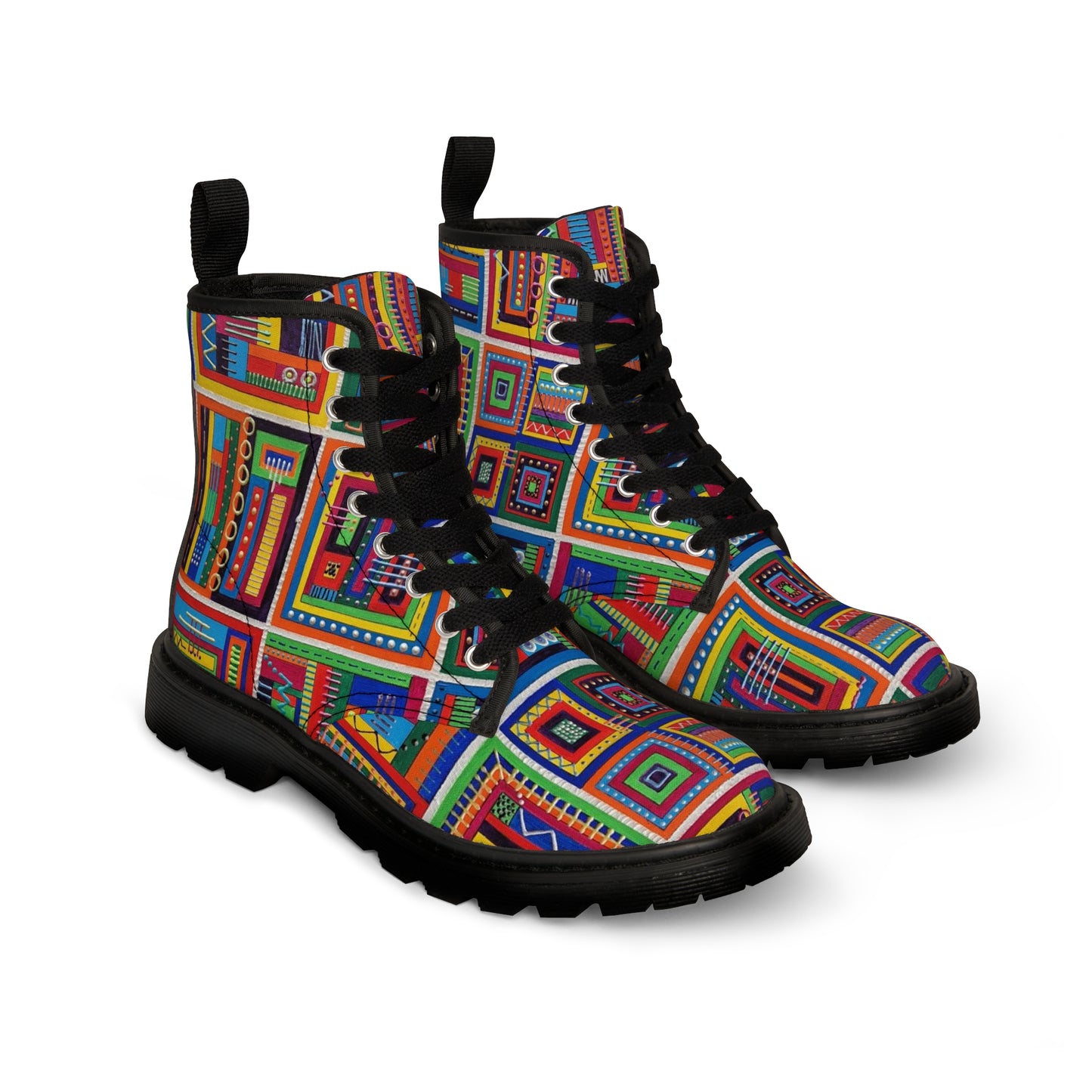 Women's Canvas Boots - No. 156  - 'It's Complicated'