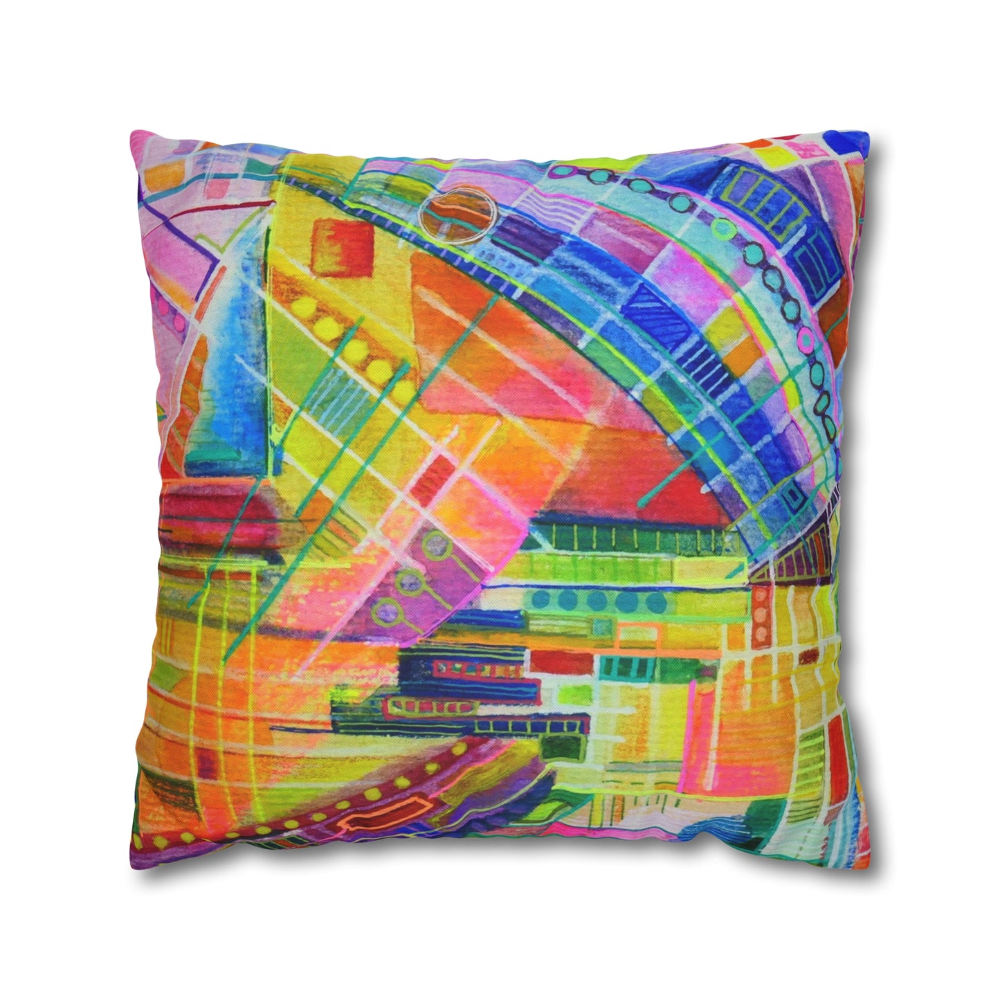 Cushion Pillow Case - No. 234 - Water Colour Abstract