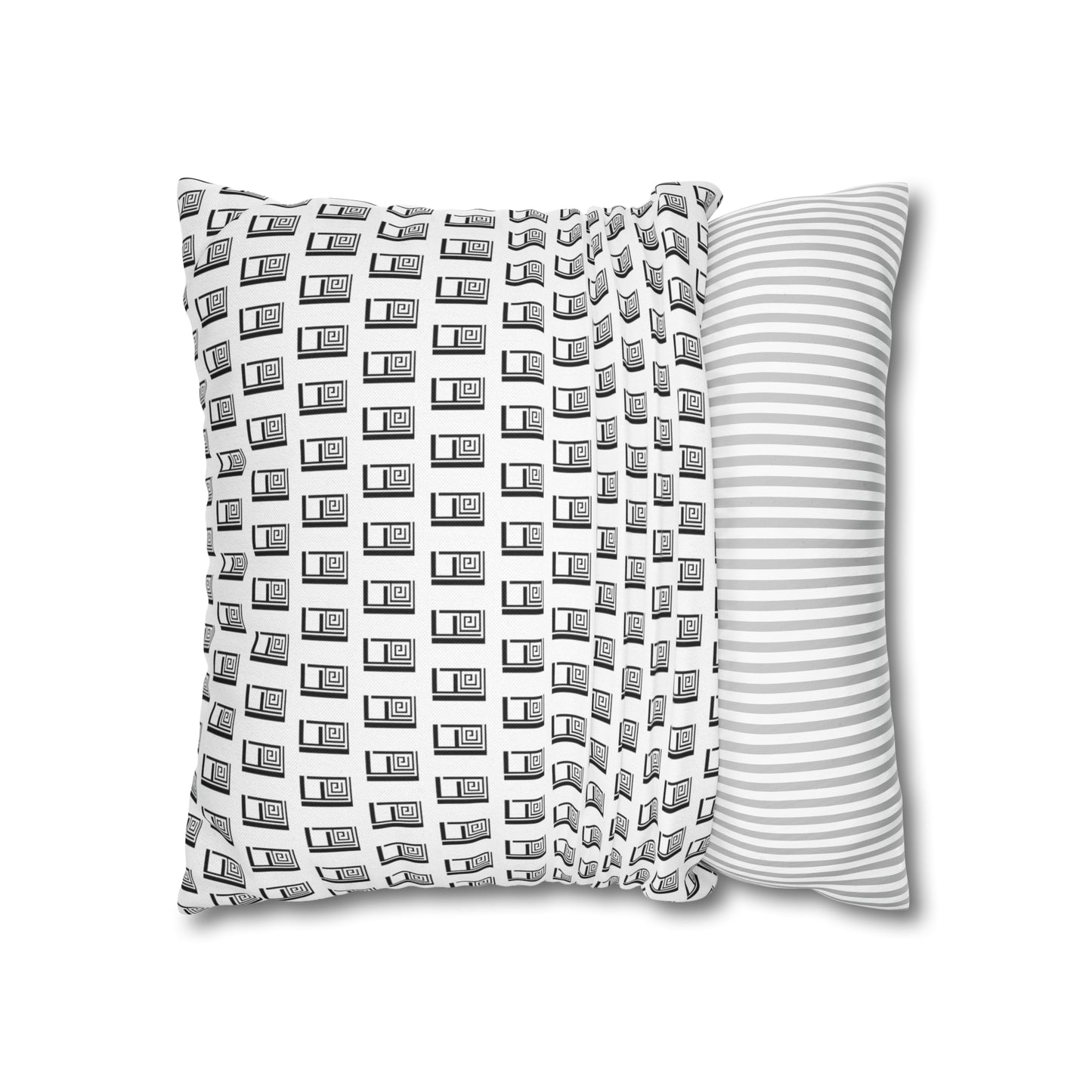 Cushion Pillow Case - No. 000WE - Logo on White