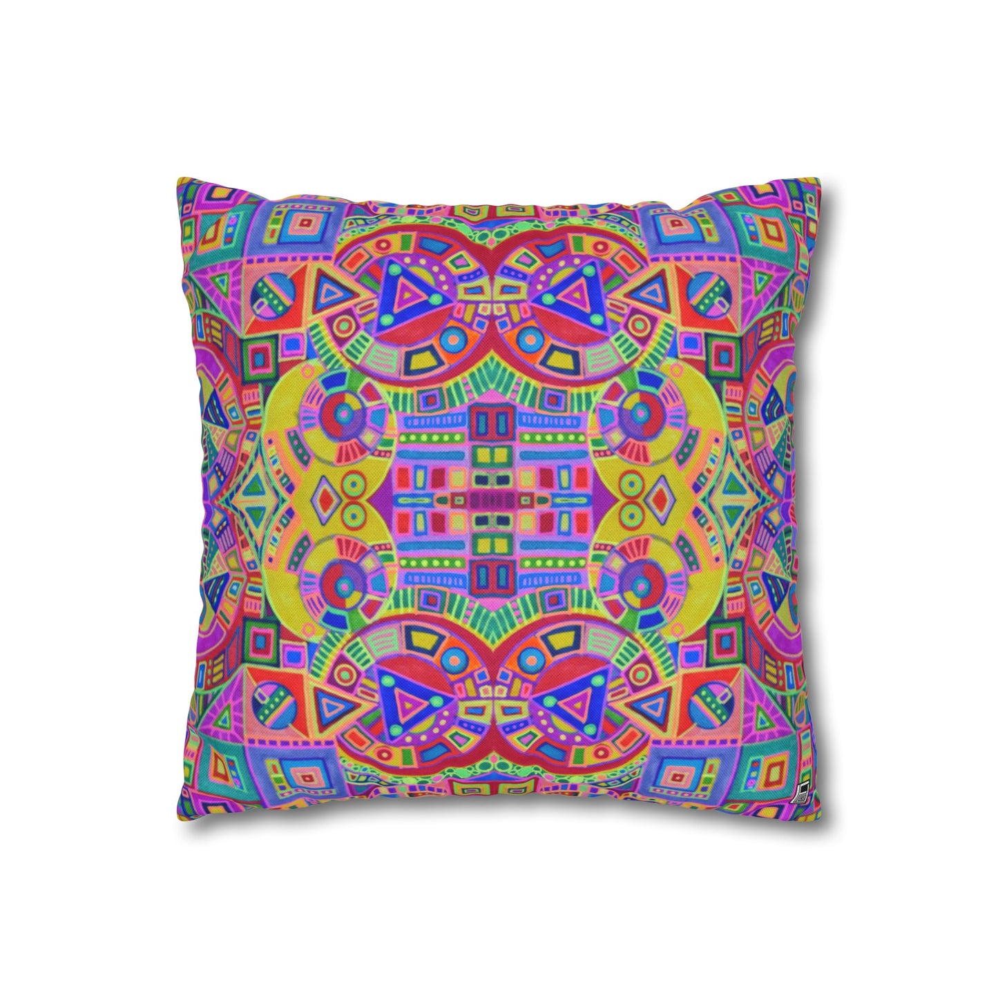 Cushion Pillow Case - No. 260 - Multicoloured Abstract