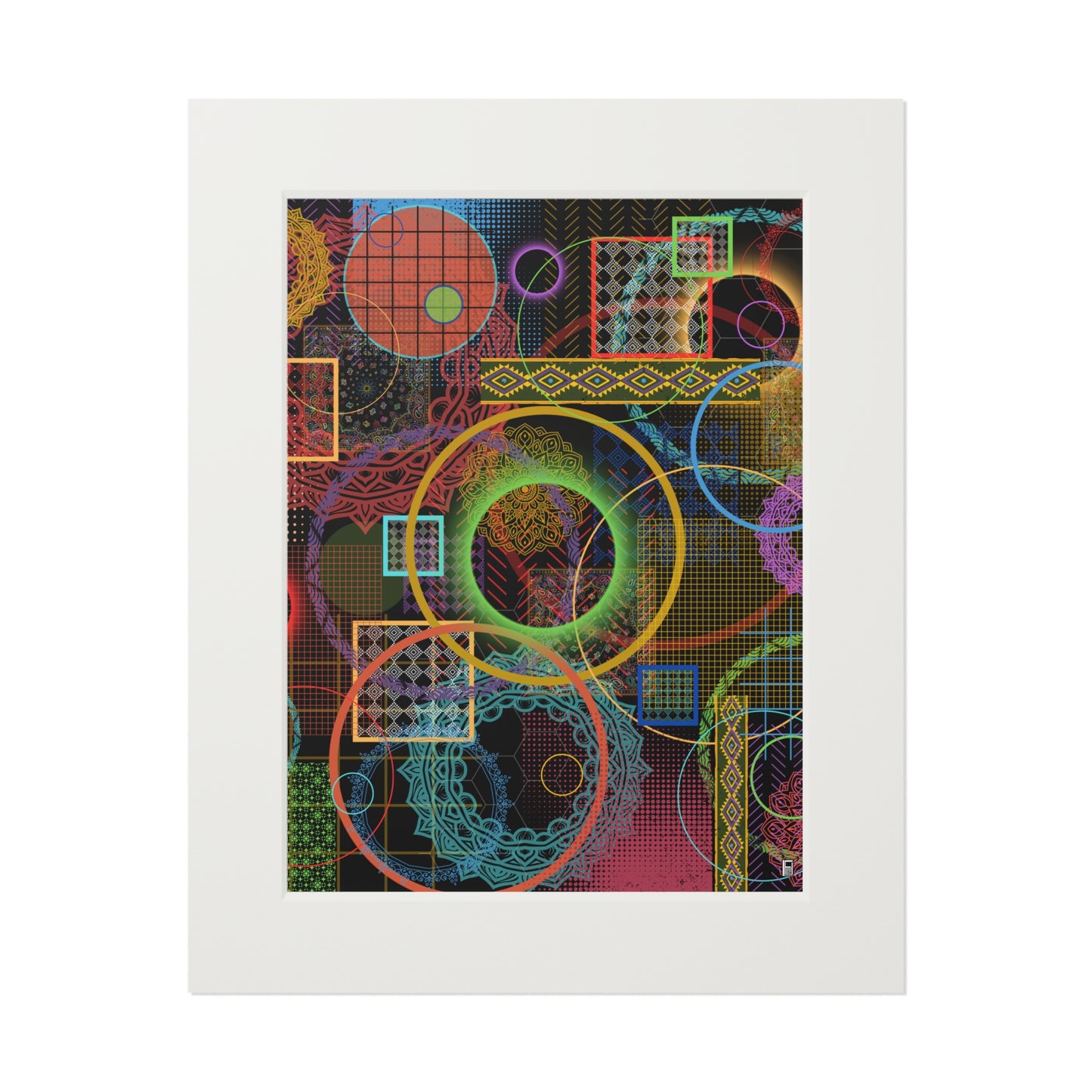 Fine Art Print (Cardboard Frame) - No. 299 - 'Rings'