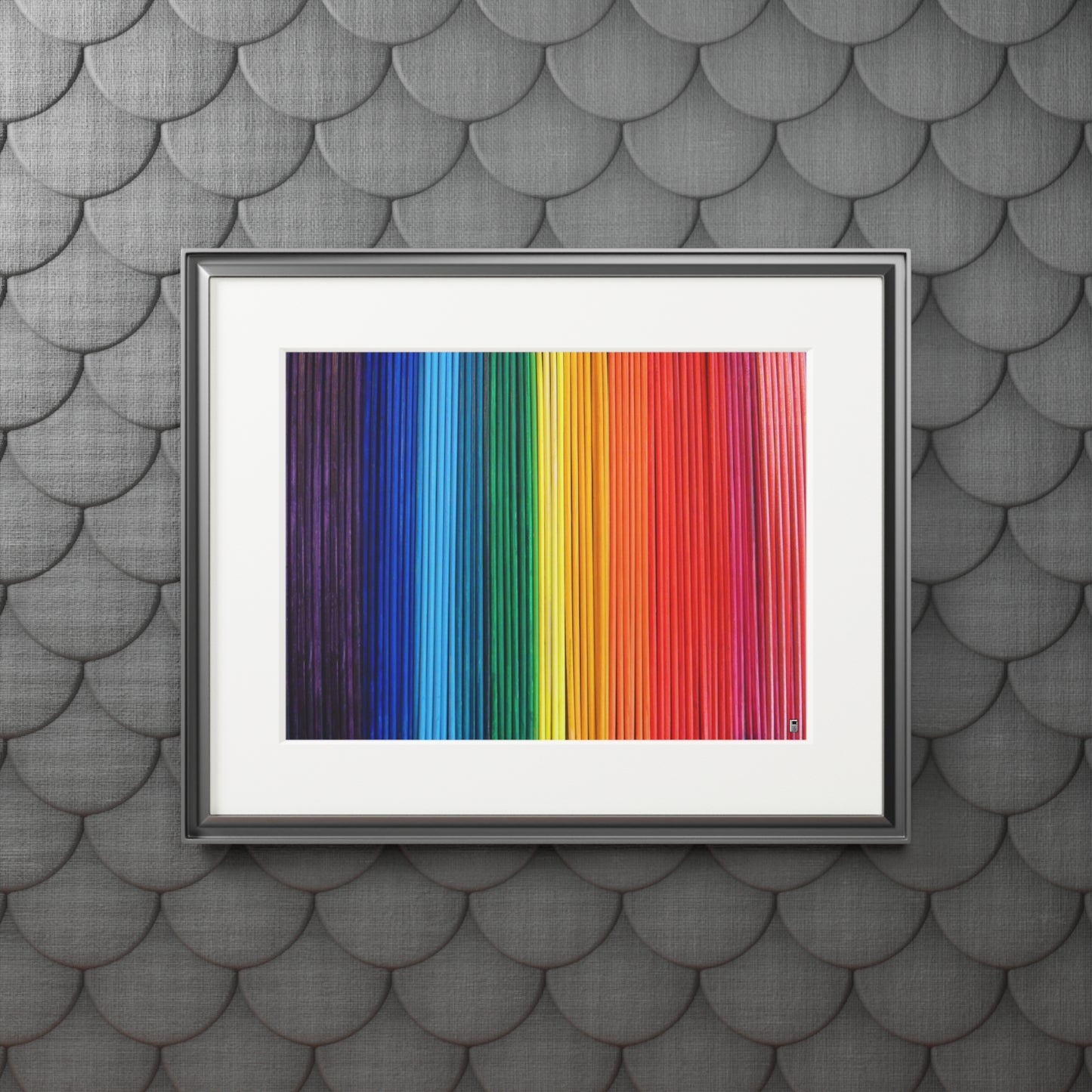 Fine Art Print (Cardboard Frame) - No. 305 - 'Pride' Rainbow