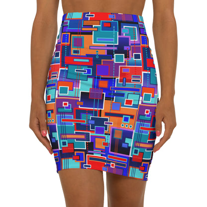 Women's Mini Skirt - No 233 - Squared 1