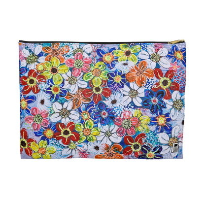 Make Up Bag - No. 240 - Flowers on Purple