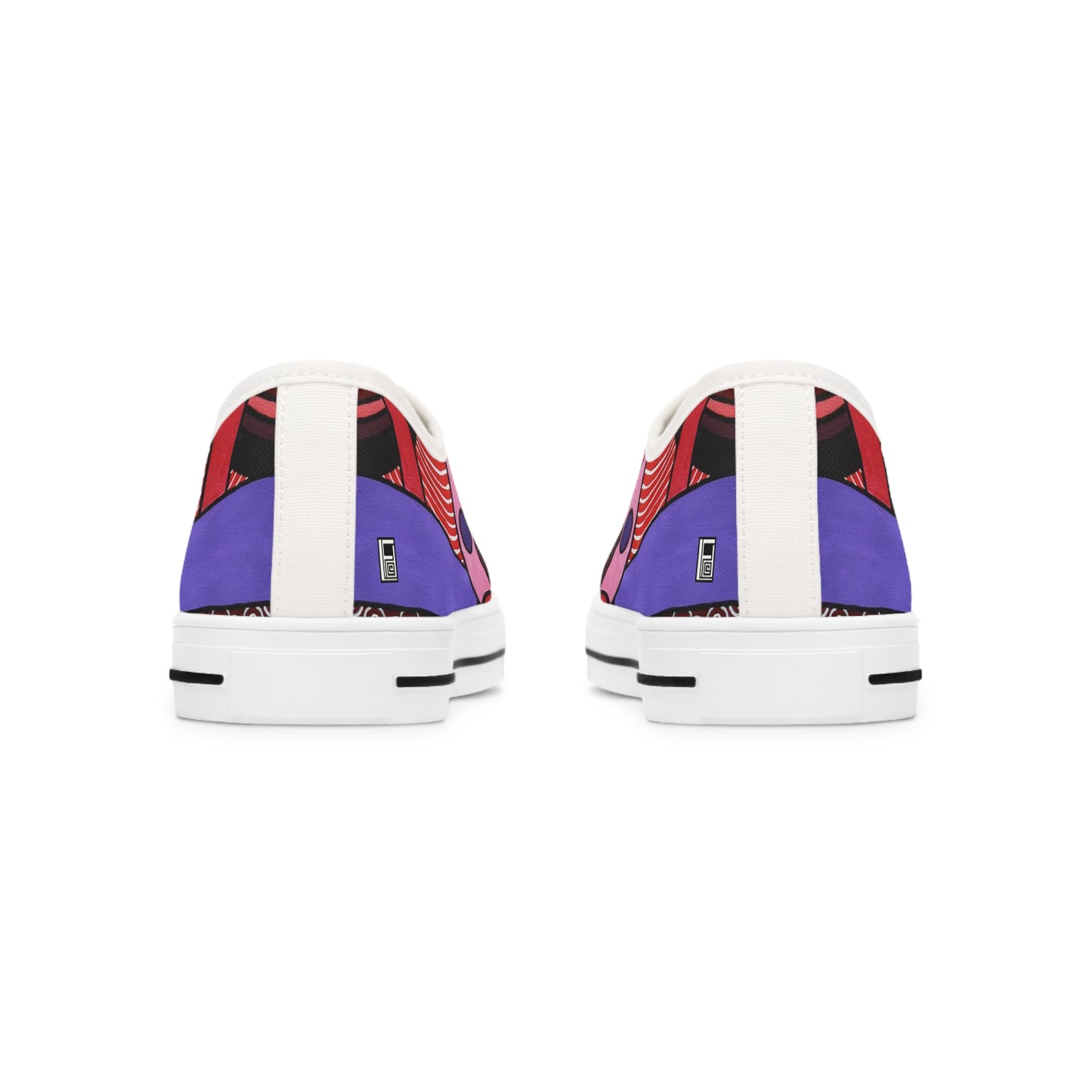 Women's Low Top Sneakers - No. 220 - 'Connections' By Irish Artist Fiona de Lacy