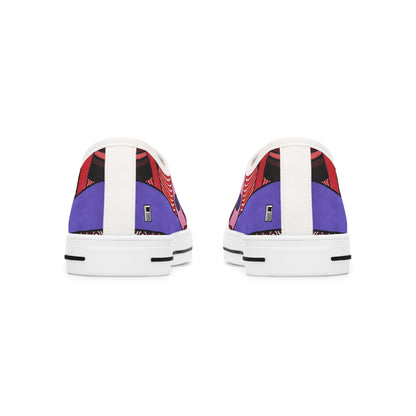 Women's Low Top Sneakers - No. 220 - 'Connections' By Irish Artist Fiona de Lacy