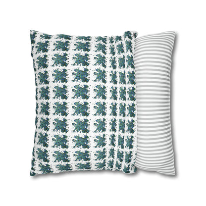 Cushion Pillow Case - No. 146 -  'Bird of Paradise' on White