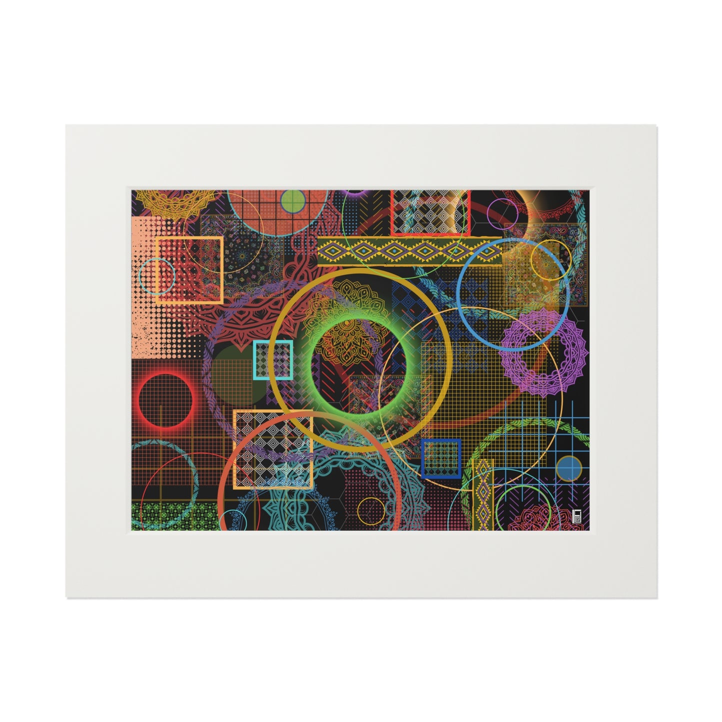 Fine Art Print (Cardboard Frame) - No. 299 - Rings