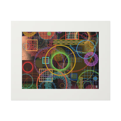 Fine Art Print (Cardboard Frame) - No. 299 - Rings