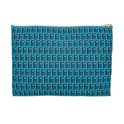 Make Up Bag - No. 000 - Black Logo on Turquoise