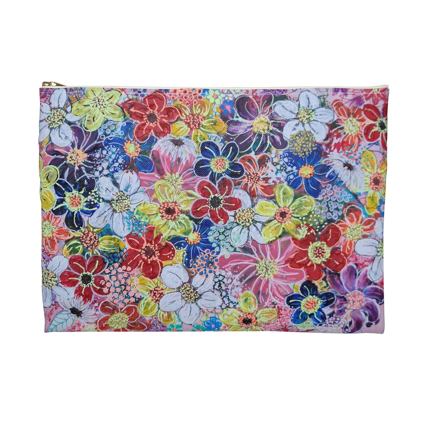 Make Up Bag - No. 241 - Flowers on Pink