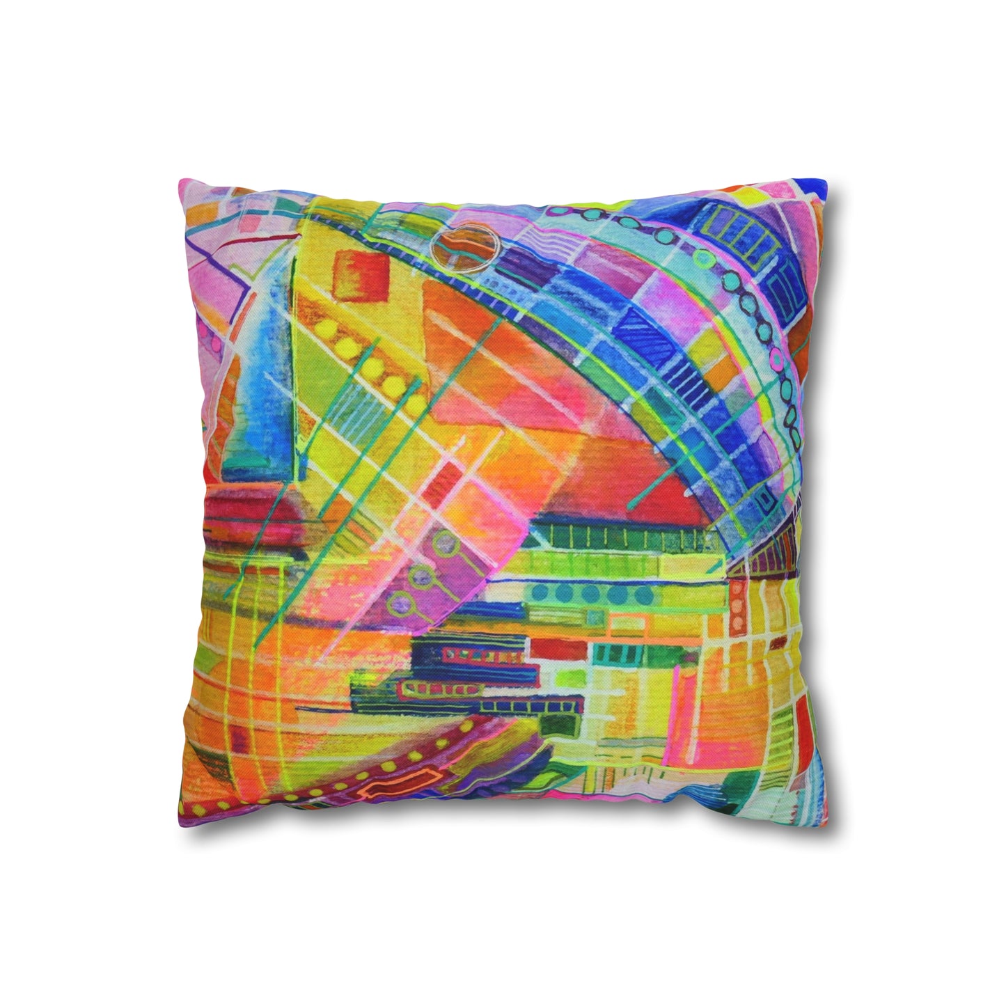 Cushion Pillow Case - No. 234 - Water Colour Abstract