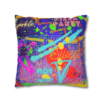 Cushion Pillow Case - No. 232 - 'Pizza Party'