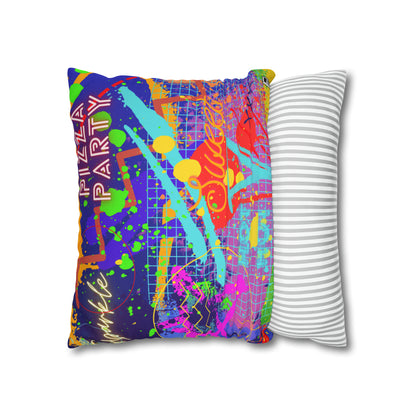 Cushion Pillow Case - No. 232 - 'Pizza Party'