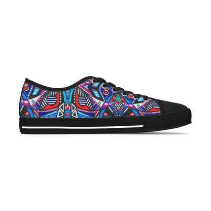 Women's Low Top Sneakers, - No.292 - Abstract