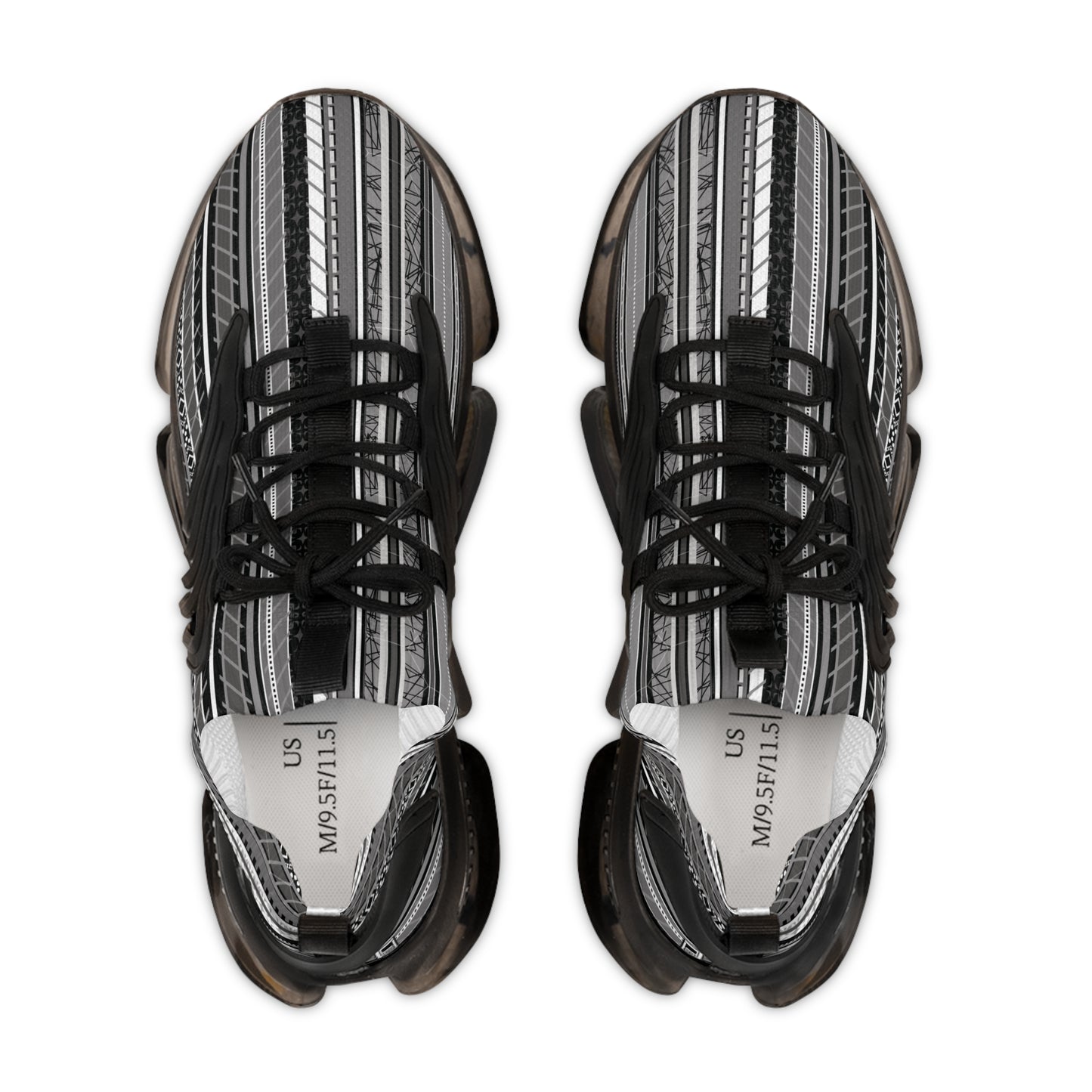 Men's Mesh Sneakers - No. 298 - Monochrome