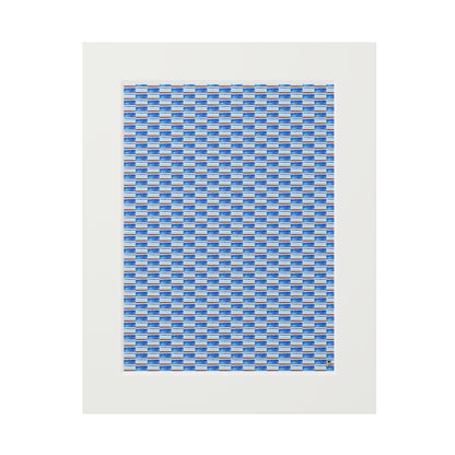 Fine Art Print (Cardboard Frame) - No. 140 - 'Thin Blue Line'