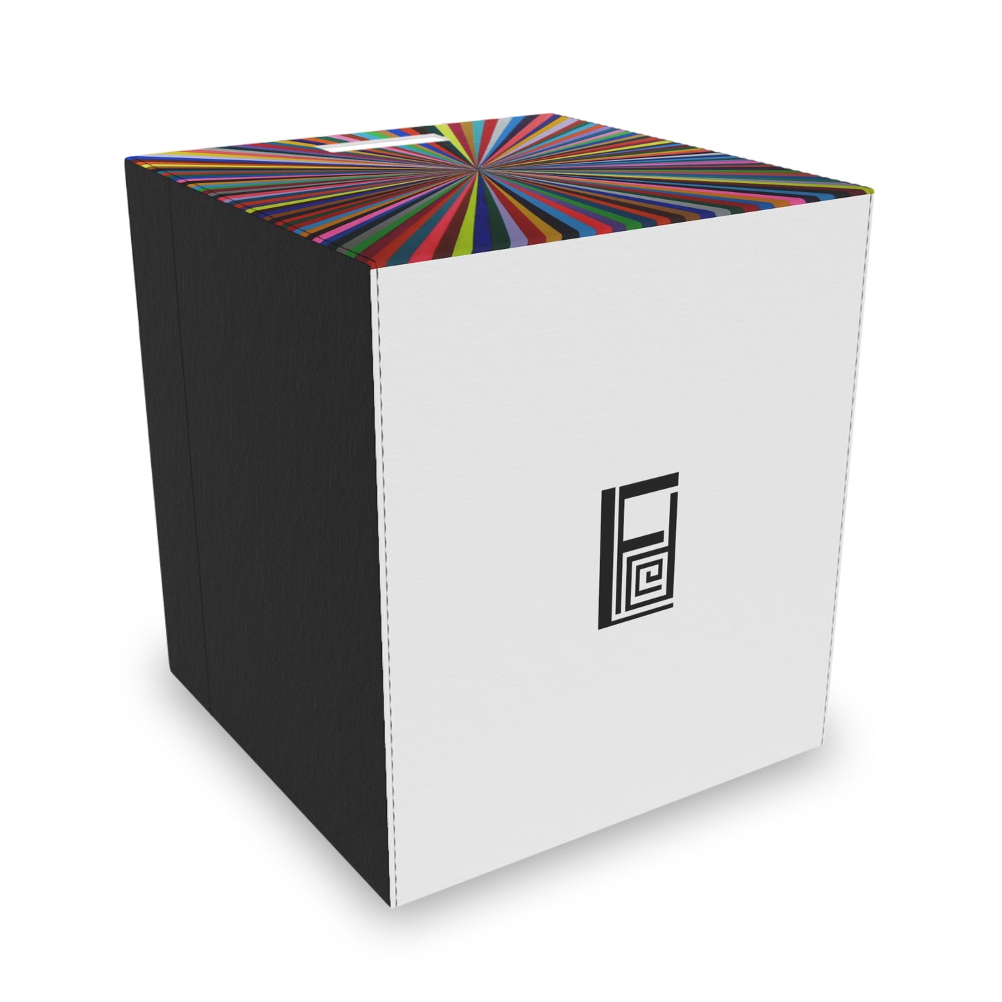 Felt Storage Box - No. 205 - 'Spectrum' - By Irish Artist Fiona de Lacy - Multicoloured