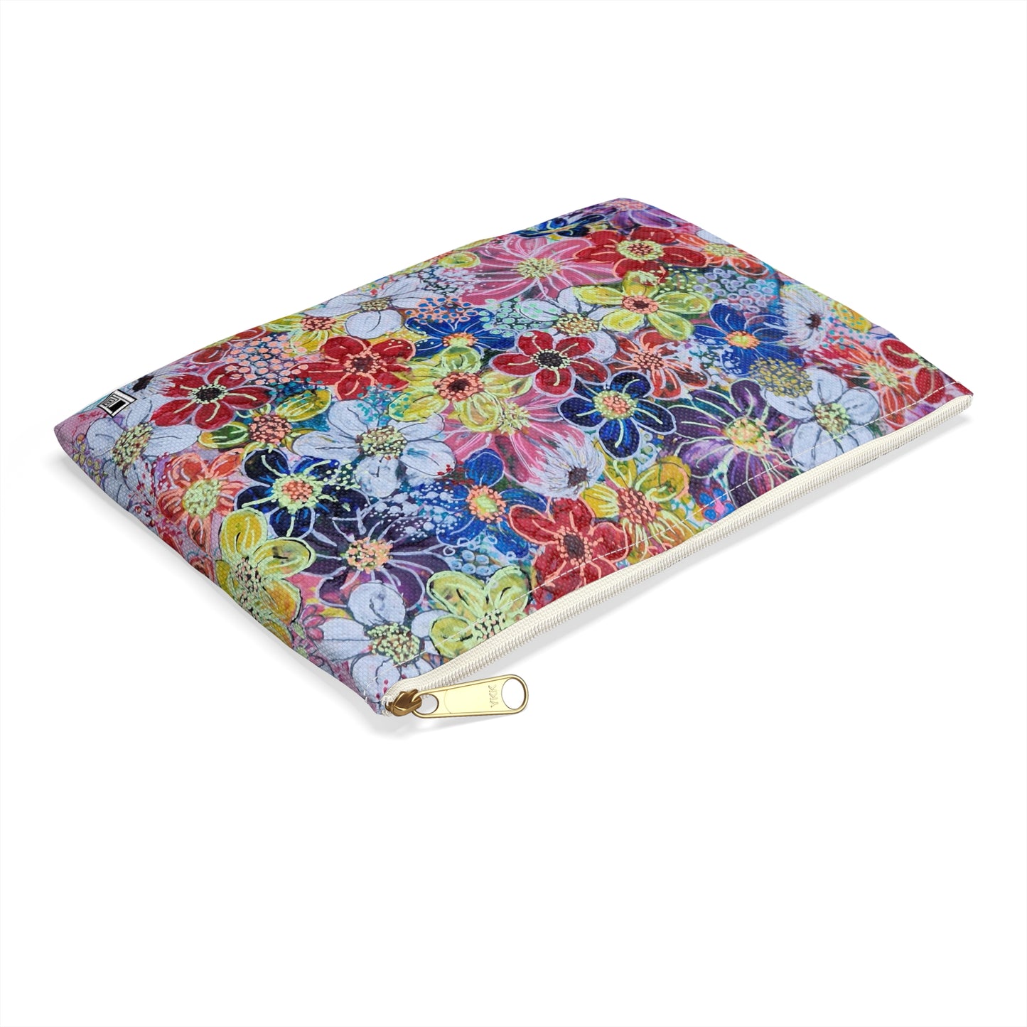 Make Up Bag - No. 241 - Flowers on Pink