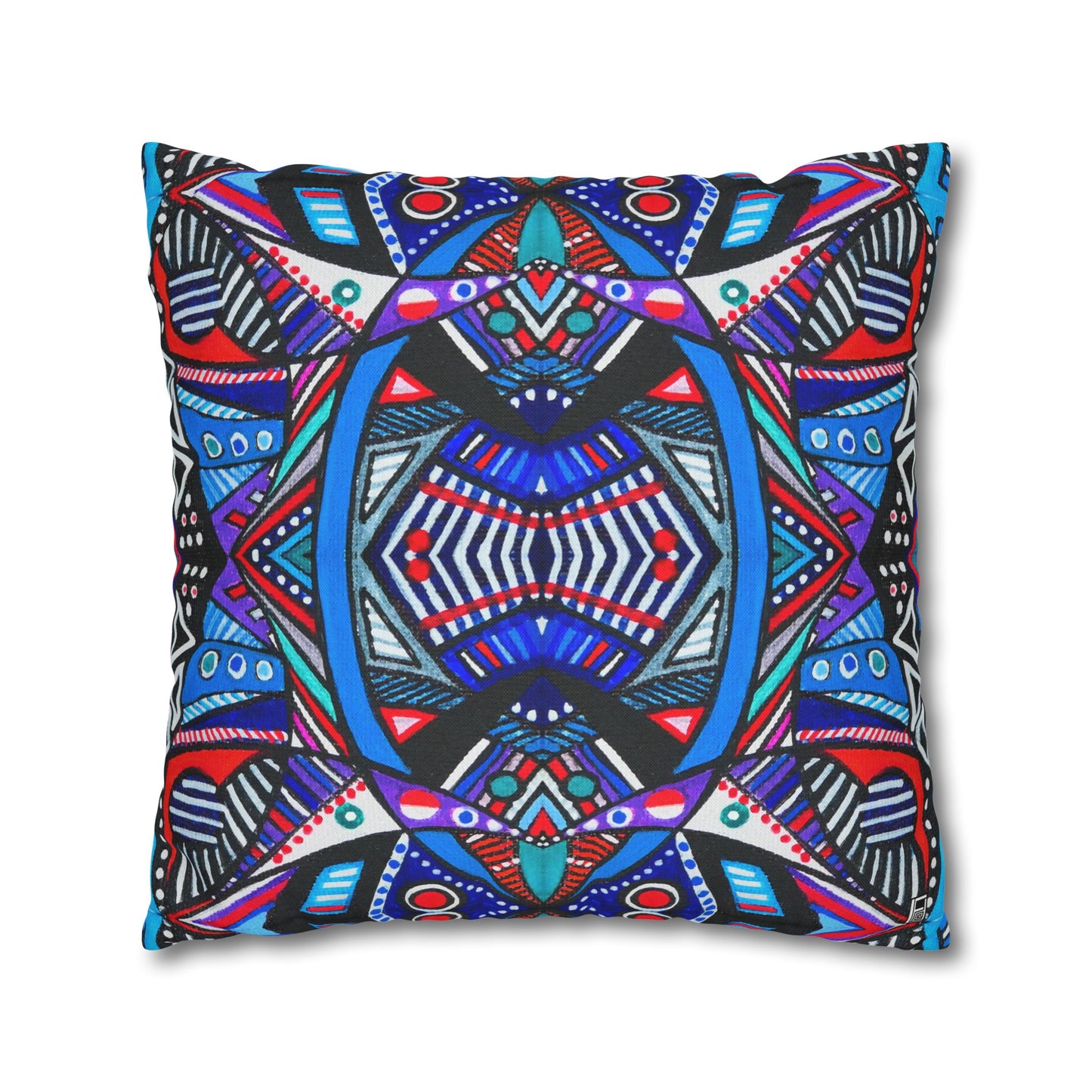 Cushion Pillow Case - No. 292 - Multicoloured Abstract